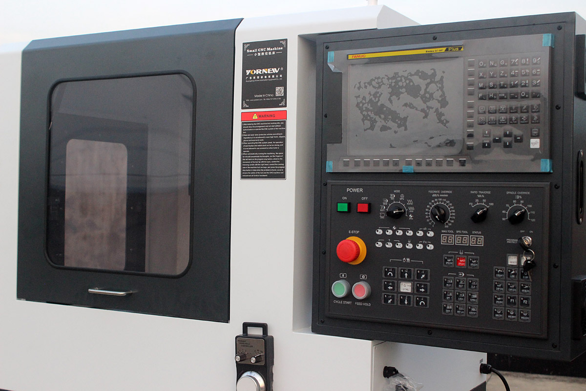 Fanuc Small CNC Educational Lathe of FANUC 0i-F Plus Controls